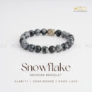 Snowflake Obsidian Bracelet