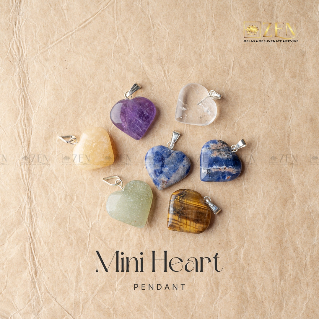 Mini Heart Crystal Pendants