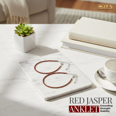 Red Jasper Anklet [Pack Of 2]