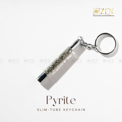 Pyrite Slim Tube - Keychain