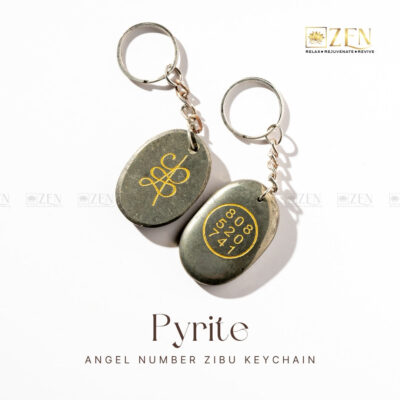 Pyrite Zibu Coin - Keychain