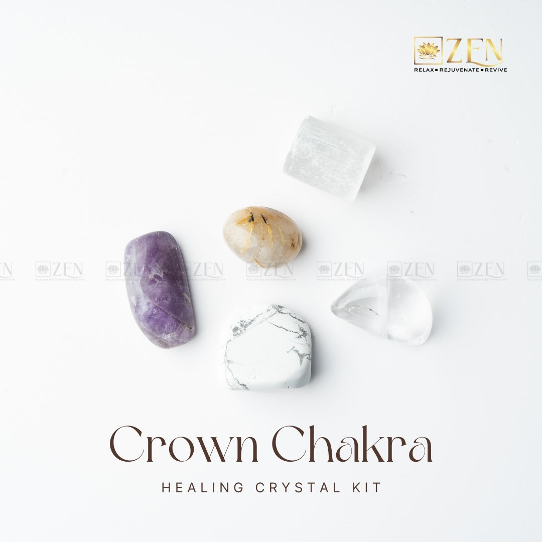Crown Chakra Healing Crystal Kit