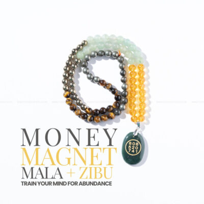 Money Magnet Mala With Zibu Coin [90 Beads]