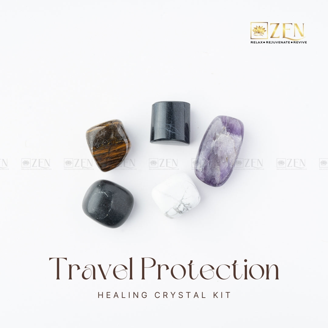 Travel Protection Healing Crystal Kit