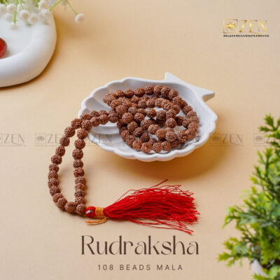 5 Mukhi Rudraksha Mala - 108 Beads